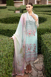 Y-909 | 3PC Unstitched Luxury Lawn Collection Riwayat By Ramsha